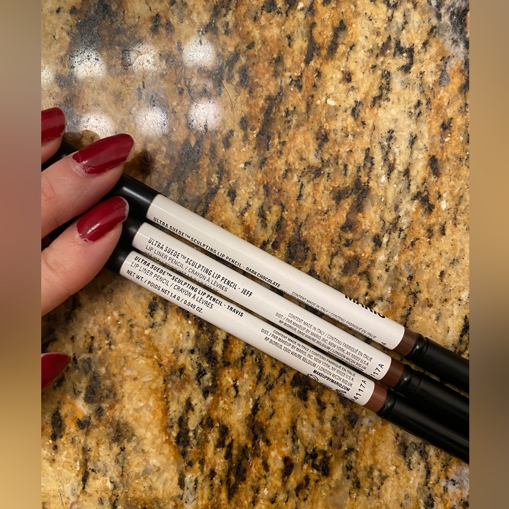 Bundle of 3 Makeup By Mario Lip Liners brown shades Brand New - Picture 2 of 5